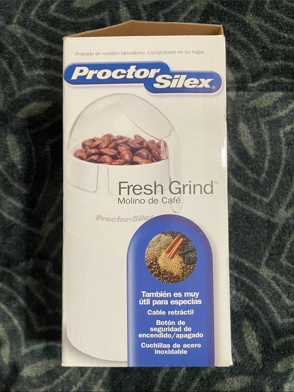 Proctor Silex Fresh Grind Coffee Grinder — White